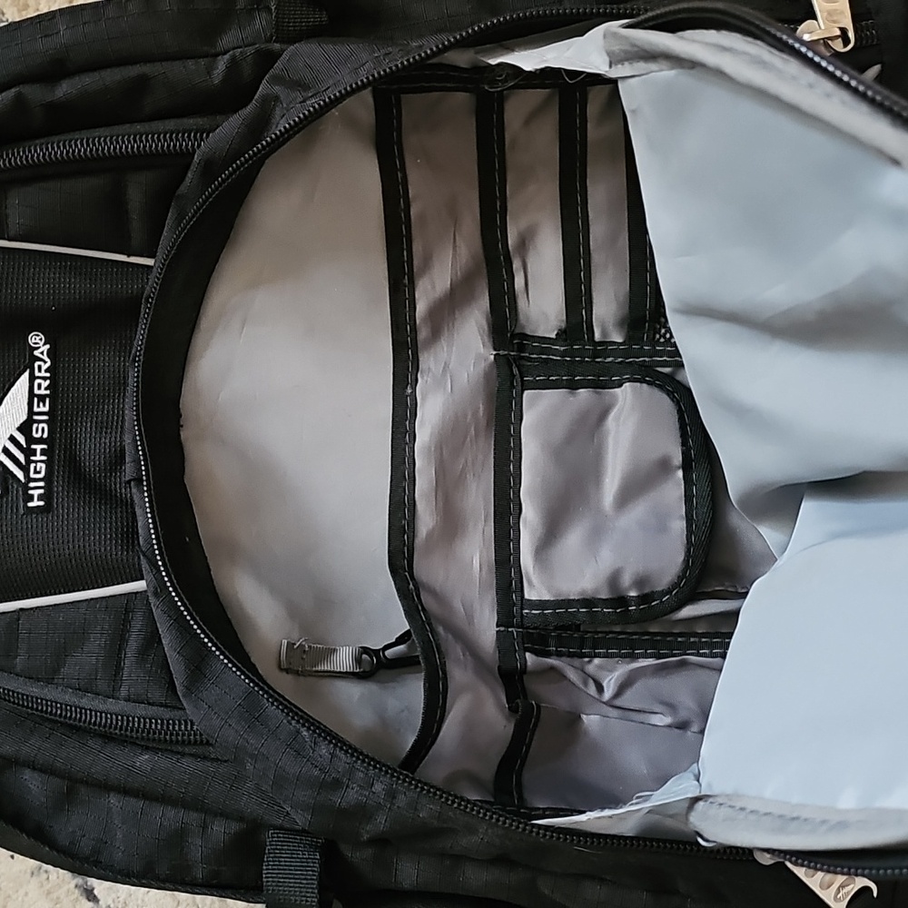 High Sierra Black Waterproof Tech Backpack - image 5